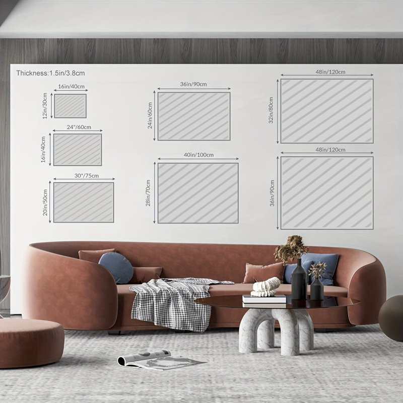 Toile abstraite murale 3 panneaux Boho Sun, H 24 po x l 16 po