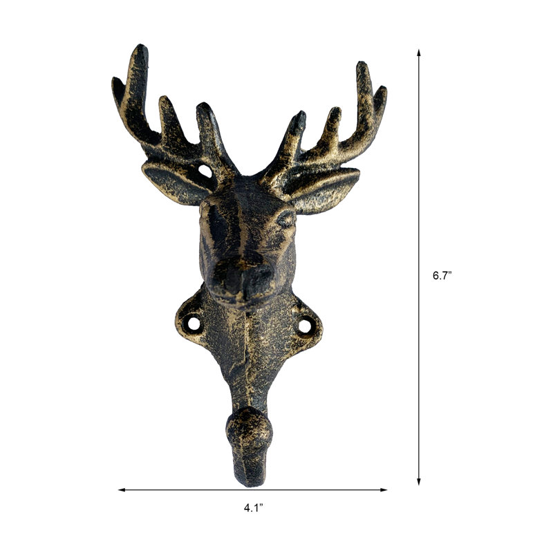 Peder Iron Wall Wall Hook, Golden