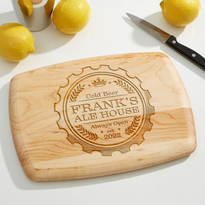 Premium Brew Personalized 8X11 Bar Board