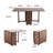 60.2'' L x 28.5'' H Manufactured Wood Dining Table-96346241