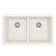 Karran Quartz 32'' X 19-1/2'' 50/50 Double Bowl Composite Undermount Kitchen Sink