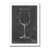 White Framed Paper Print