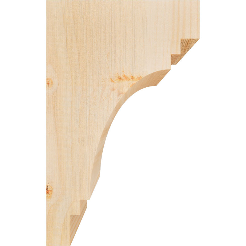 Corbeau Pescadero, H 12 po x l 5,5 po x P 8 po, Sapin de Douglas, Lisse
