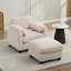 Fauteuil d'appoint 34,6 po avec repose-pieds-1269808614