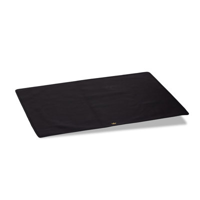 Sindri Placemat Leather Black 18.9" X 13.4"