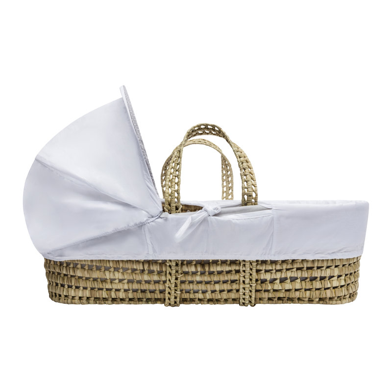 Moses Basket with Bedding with Mattress