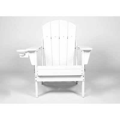 Chaise Adirondack pliante avec table d'appoint, ensemble de 3 chaises Adirondack (2 chaises et 1 table)