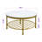 Breyon Nesting 4 Legs Round Coffee Table with Storage-383764811