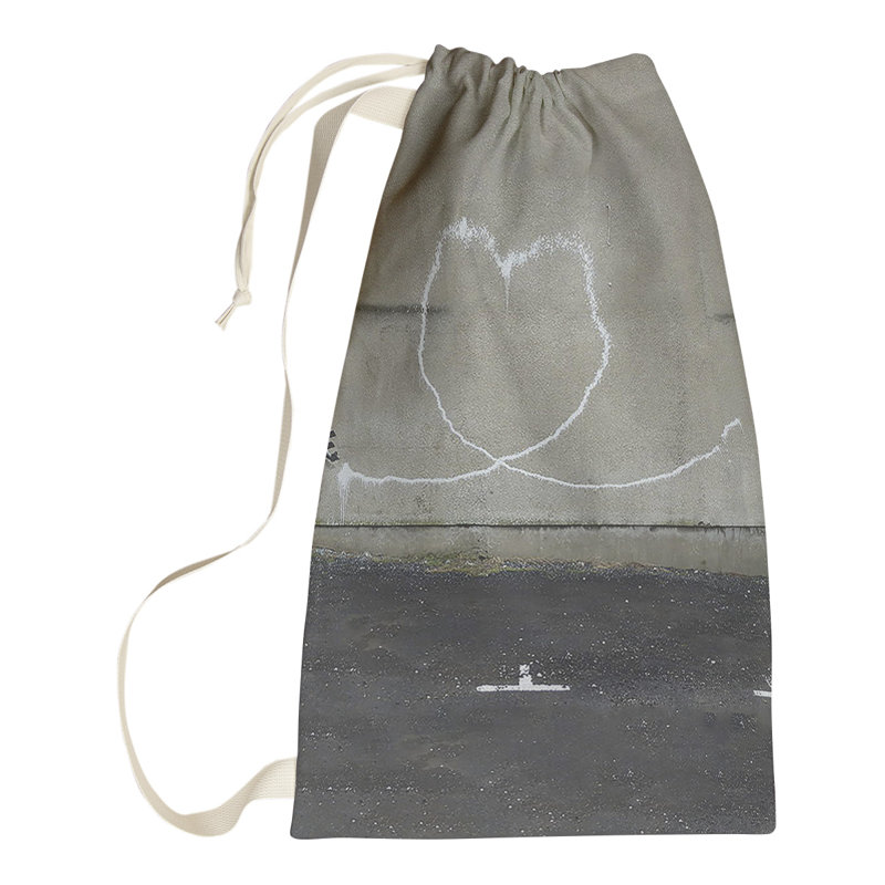 Fabric Laundry Bag with Handles, Large (36" H x 28" W x 1" D)