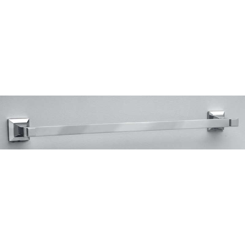 Lloyd 26.1875" Wall Mounted Towel Bar, Polished Chrome
