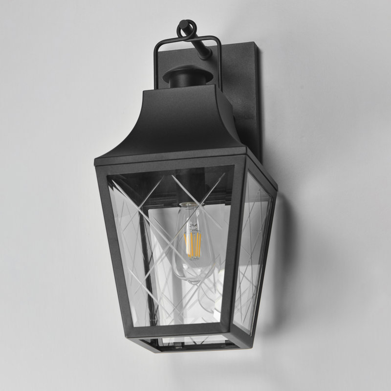 Storybook-Lanterne suspendue d'extérieur, H 25 po x l 8 po x P 8 po