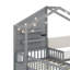 Lit simple avec canapé-lit, tablettes et tiroirs-1473555093