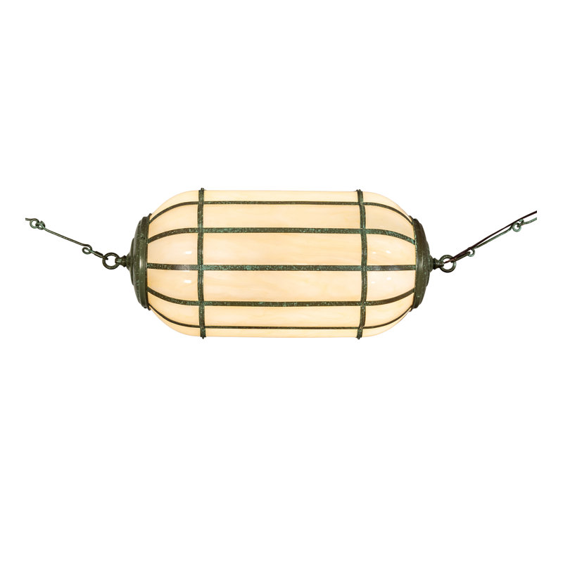 Luminaire suspendu géométrique unique à 3 lumières