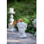 Jardinière en ciment de style grec - Décoration de jardin intérieur et extérieur, P 7 po x 11 po