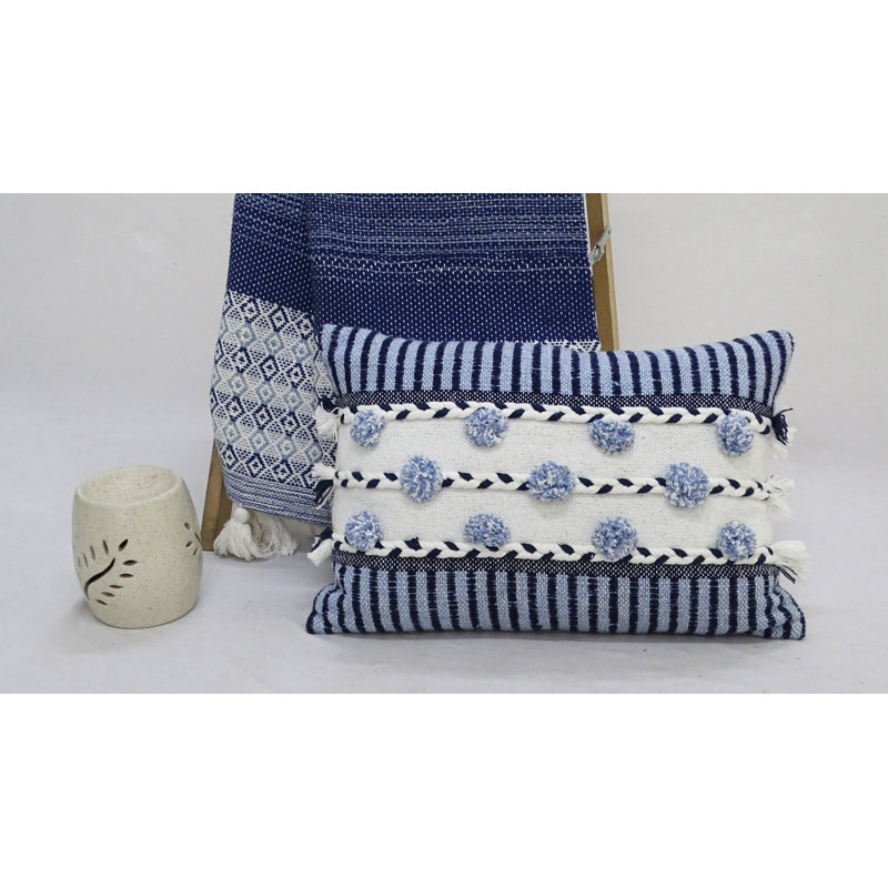 Bhawna's Fusion Cotton Throw Pillow