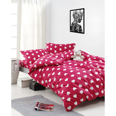 Cotton Geometric Shapes Duvet Cover