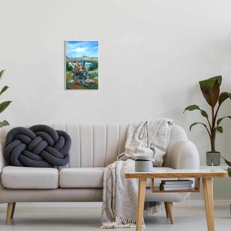 Conception d'art sur toile Stupell Industries par Wood West, H 15 po x l 10 po x P 0,5 po