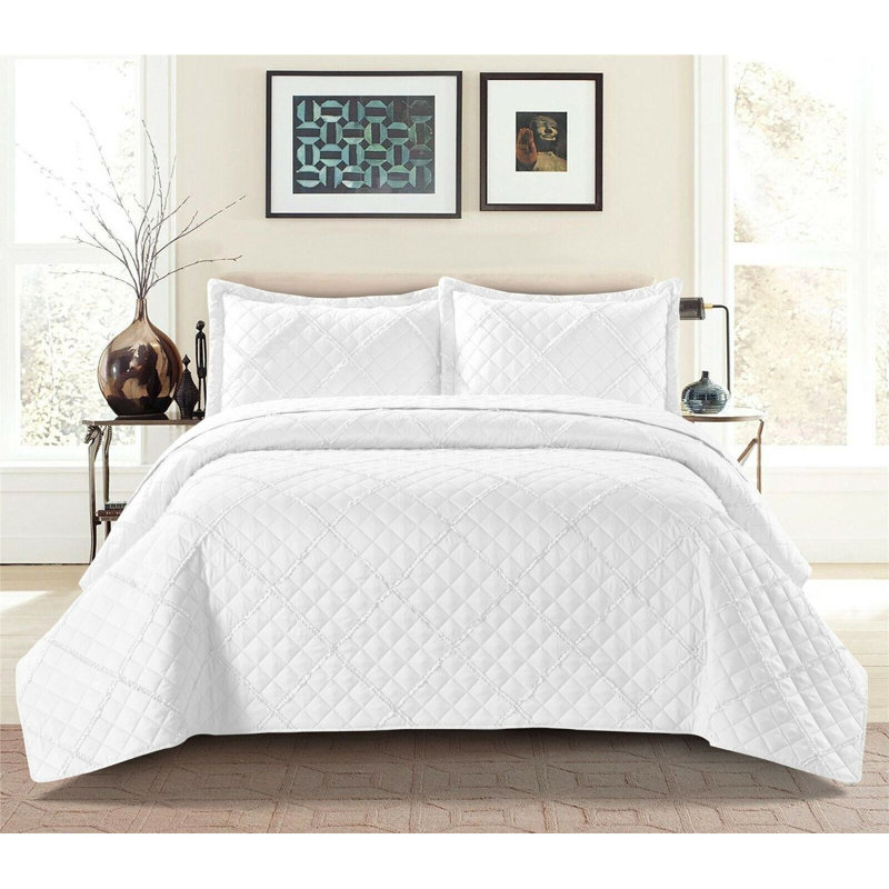 Pavie Throw Blanket, W250 x L270cm, White