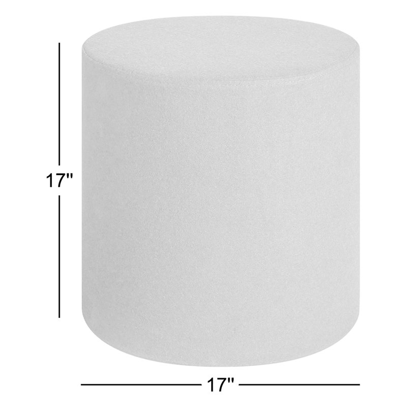 Bumper Cylinder Pouf, Vesper Cloud