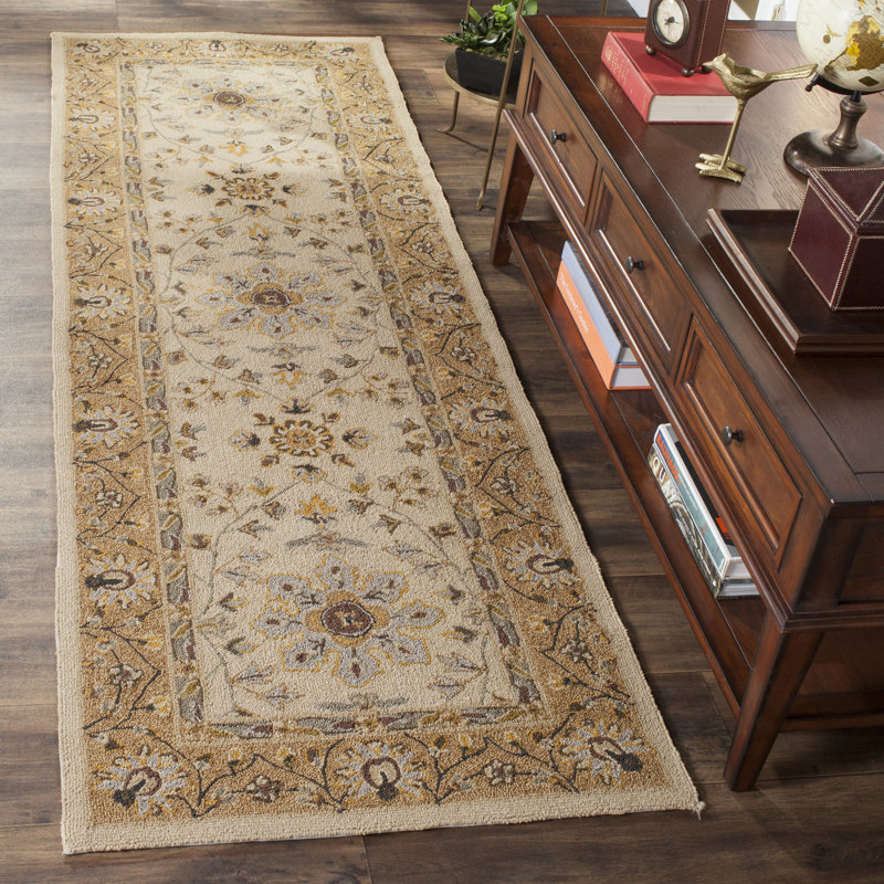 Amitola Hand Hooked Performance Oriental Rug, Runner 2'6" x 10'