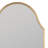 Geraldine Metal Rectangle Mirror with Shelves