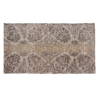 Hand Tufted Cotton/Jute Flatweave Boho Rug