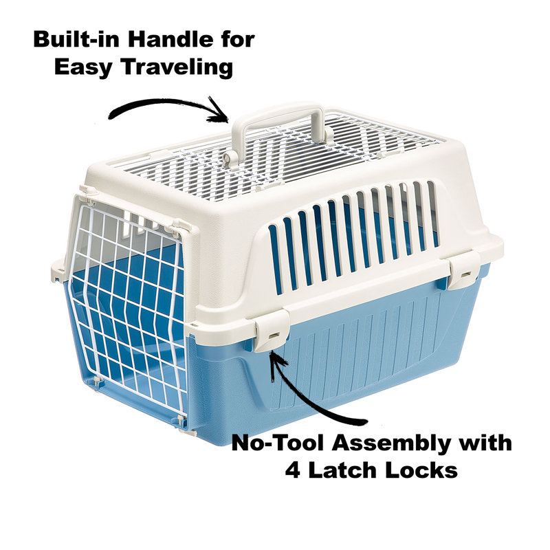 Sac de transport pour chiens et chats Ferplast Atlas, H 14,57 po x l 12,6 po x P 22,8 po, bleu