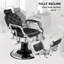 Chaise berçante en aluminium