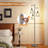 Dimmable Floor Lamps, Industrial Tree Standing Tall Lamps With 3 Elegant Cage Shade & 800 Lumens Led Bulbs-518874377