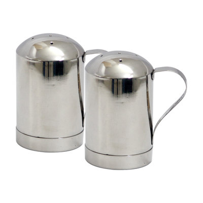 Steel Salt and Pepper Shaker Set