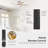 Flush Mount Ceiling Fan with LED Light and Remote-132873691-132999319