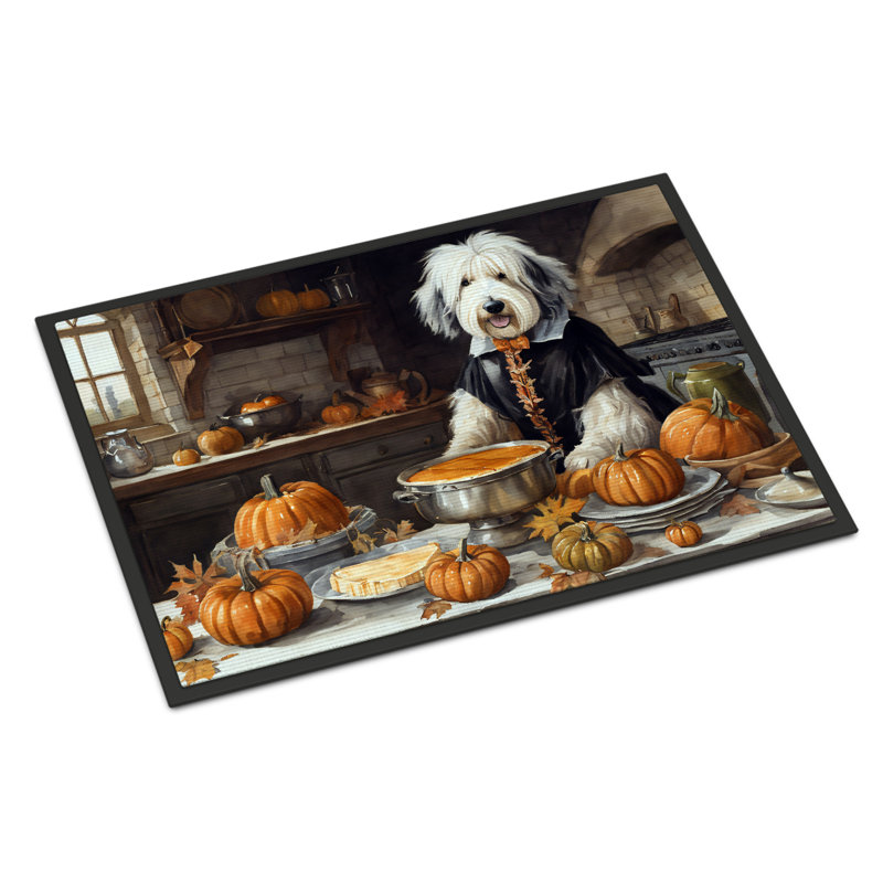 Paillasson Old English Sheepdog, L 18 po x L 27 po