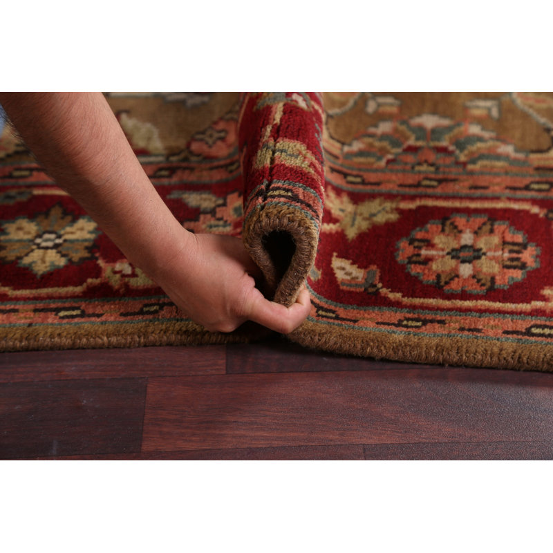 Tapis oriental fait à la main en laine Agra 6 x 9