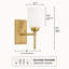 Applique murale de meuble-lavabo 1 lumière avec abat-jour en verre givré nervuré, or brossé-1694879416-1697578712