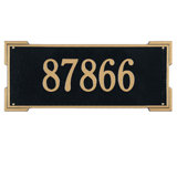 Roanoke 1-Line Wall Address Plaque