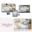 Tapis floral faux cachemire 3 pi x 5 pi avec envers antidérapant en TPE, tapis décoratif doux pour le salon ou la chambre à coucher, bleu cendré-220410515-226312513