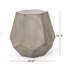 Table d'appoint extérieure en béton durable et légère avec un design moderne pour une expérience de cour améliorée