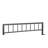 ClickDecor Evans Platform Bed Frame with Matte Black Metal Headboard-1950454394
