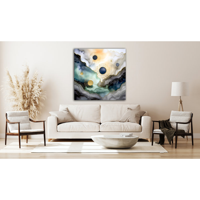 Cosmic Reflections, 24" H x 24" W