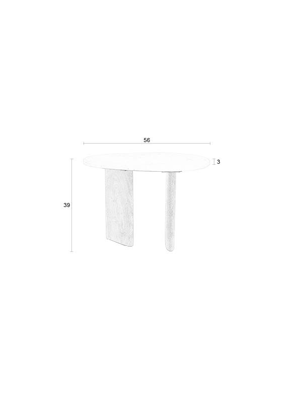 Ronell End Table, Beige