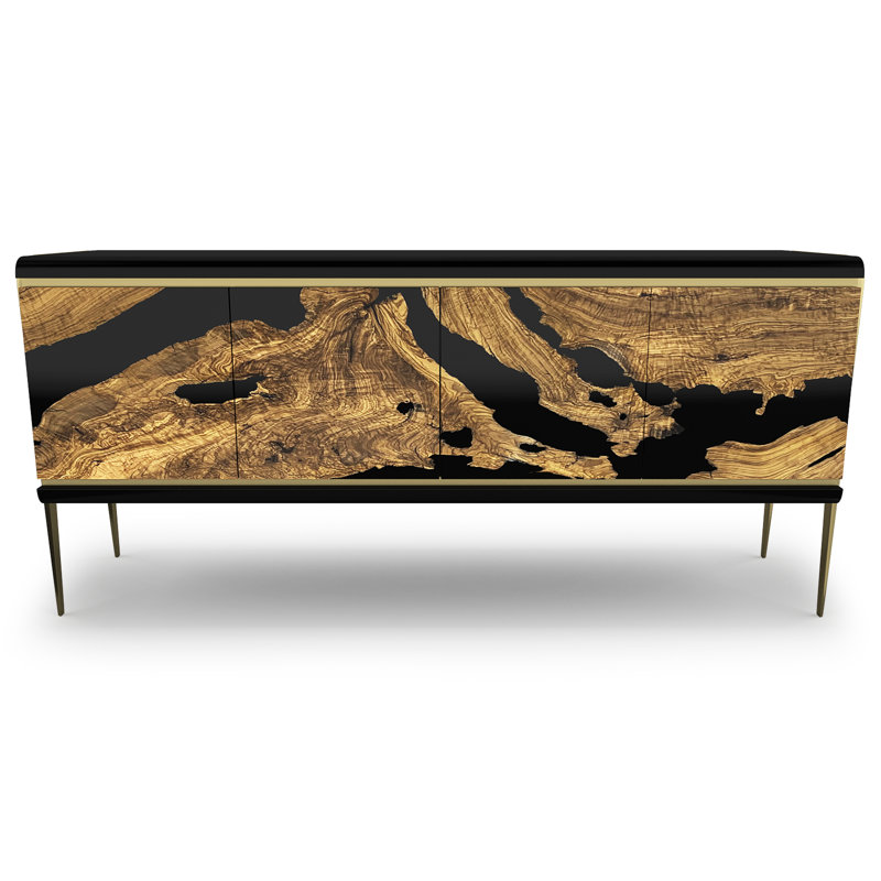 Moria 78.7'' W Solid Wood Credenza