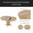 Farmhouse Dining Table Extendable Round Table For Kitchen, Dining Room-634756783