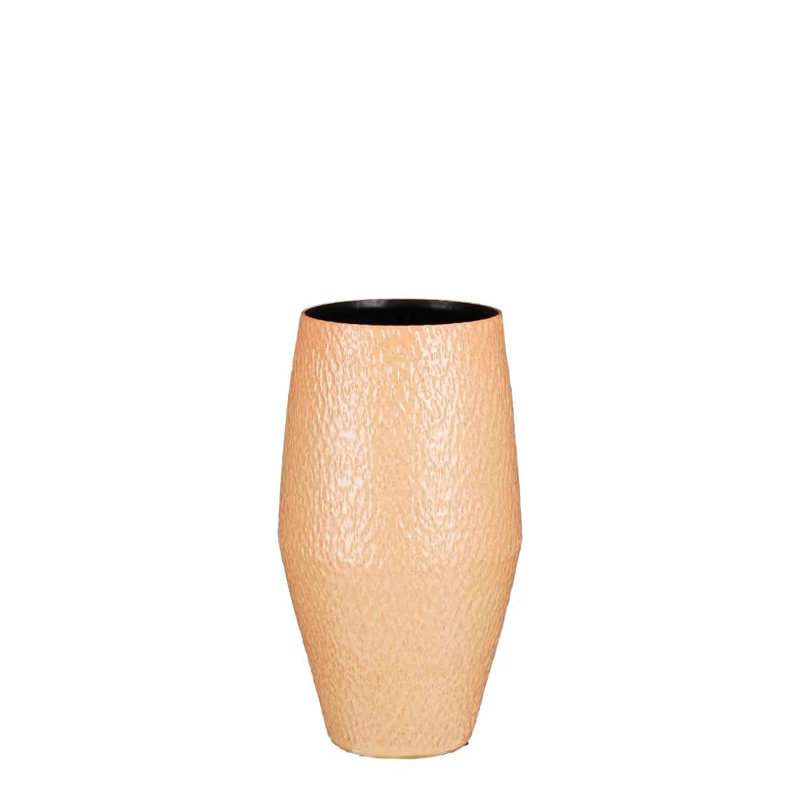 Vandergrift Table Vase 1, 35cm H x 22cm W x 22cm D, Taupe