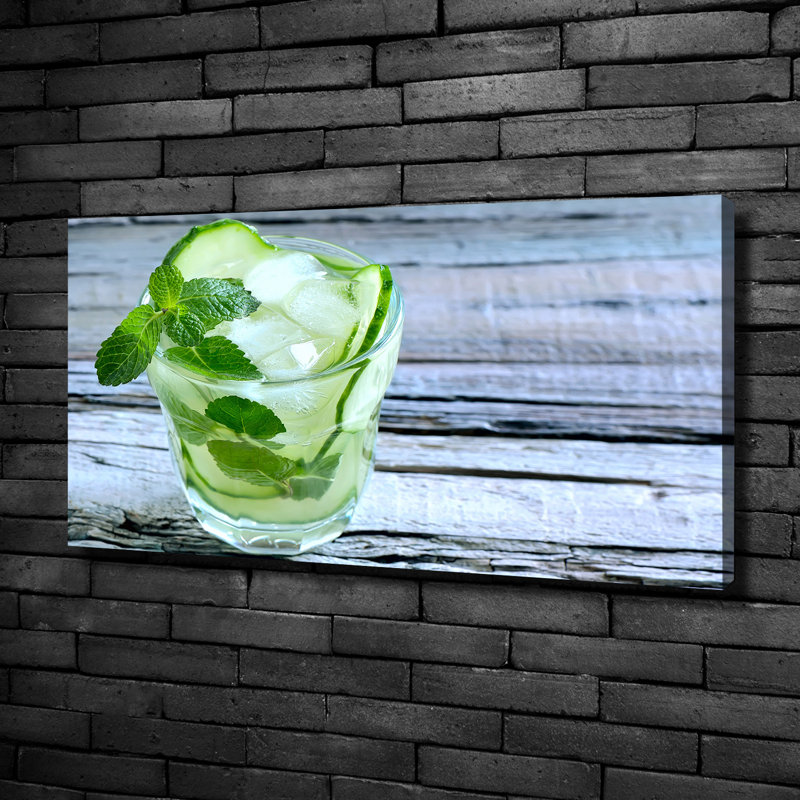 Cucumber Water - Wrapped Canvas Print