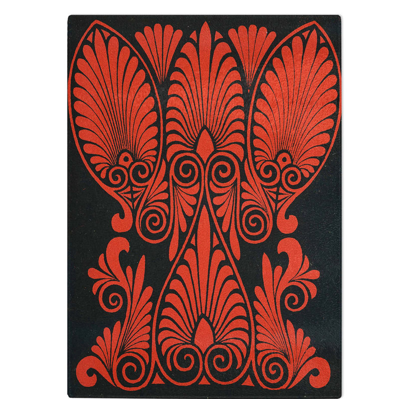 Tempered Glass Illustration Chopping Board, 28.5 cm W x 39 cm L