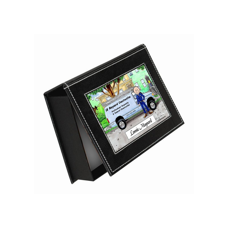 Faux Leather Memory Box