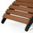 Adirondack Folding Ottoman, Black-721036314