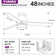 Amici Modern 48'' Flush Mount Ceiling Fan with LED Lights and Remote Control