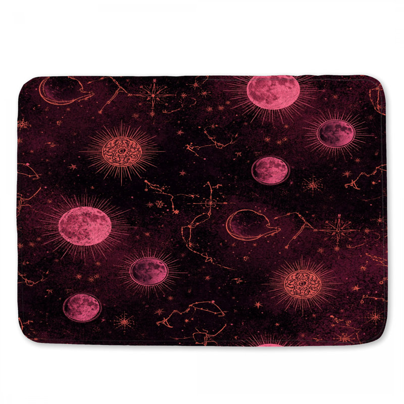 Tapis de bain Celestial Constellation Art, L 34 po x L 21 po