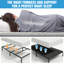 Support de lit robuste de taille simple 38 po x 75 po, plateau de lit 10 mm, support de matelas anti-affaissement pour sommier à lattes, lit superposé et lit plateforme-131132662